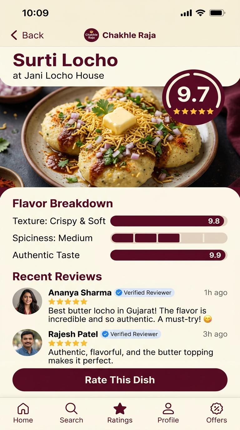 Chakhle Raja Dish Review and Breakdown Mobile Screen