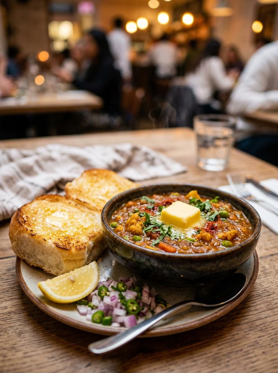 Butter Pav Bhaji at Manek Chowk Grill